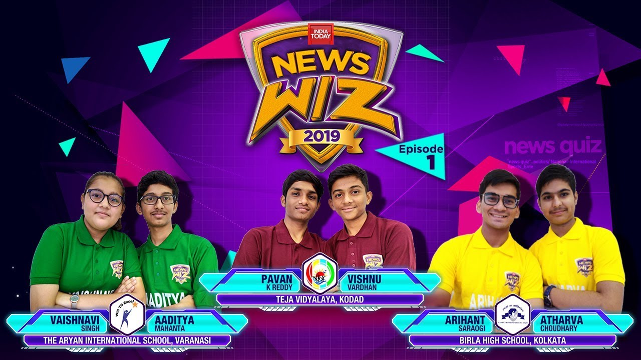 News Wiz 2019 | Episode 1 | Aryan International School Vs Teja Vidyalaya Vs Birla High School