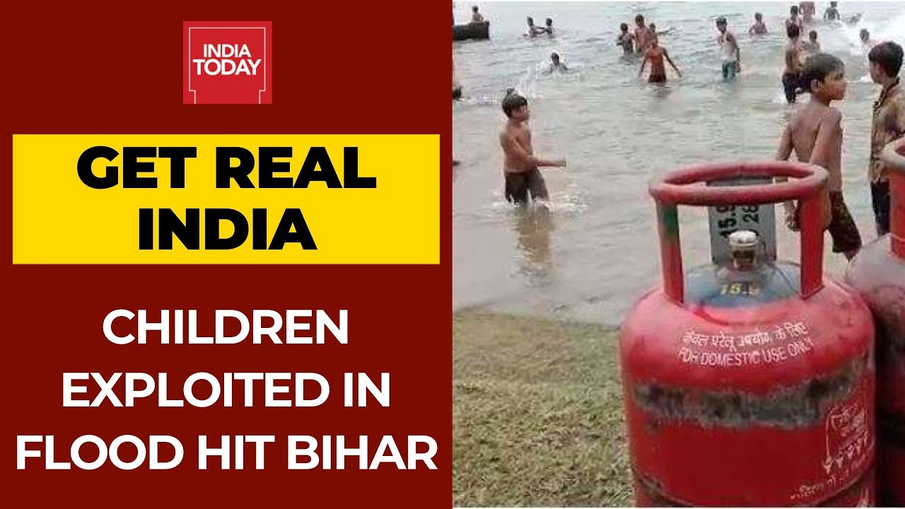 In Bihar’s Flood-Hit Katihar, Children Ferry Gas Cylinders For Chocolates