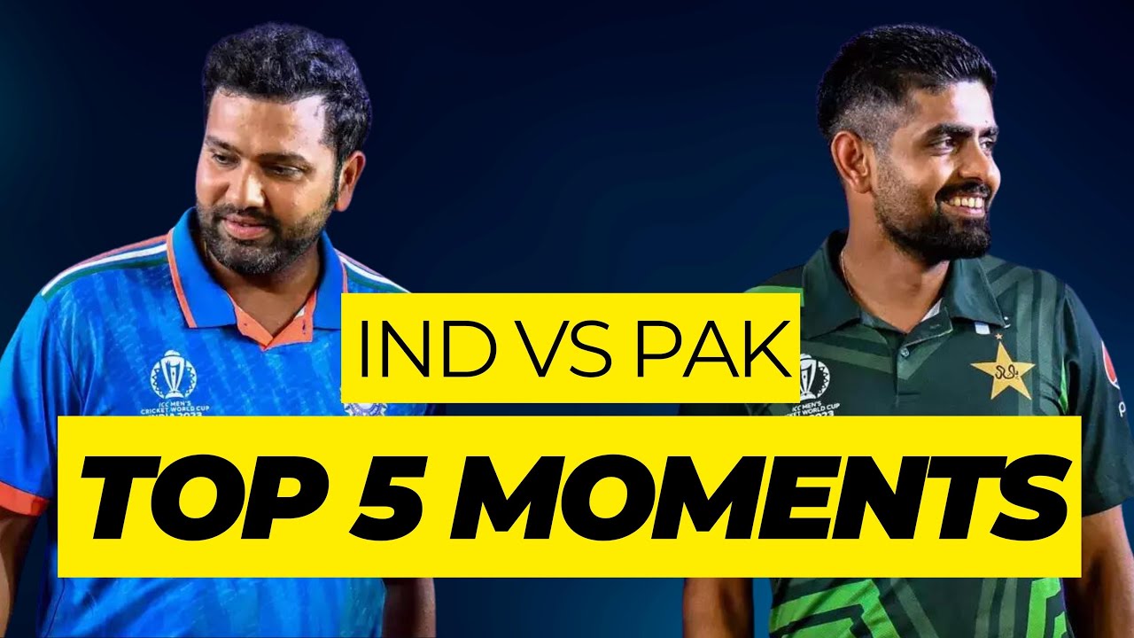 Top 5 moments in India Vs Pakistan Cricket | Rajdeep Sardesai | India Today | World Cup 2023