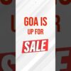 Goa is Up for Sale! Will Modi govt act? #shorts